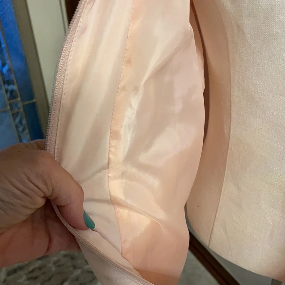 CHICO’S LIGHTWEIGHT puffy SPRING VEST. PALE PINK. Size Small / chicos 0